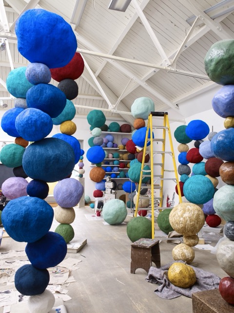 Annie Morris’ Studio, 2021 Photography: Stephen White & Co