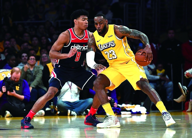 2019年11月29日  ロサンゼルス・レイカーズ vs ワシントン・ウィザーズ 八村塁がNBA入り後、初めてレブロン・ジェームズと対戦した試合