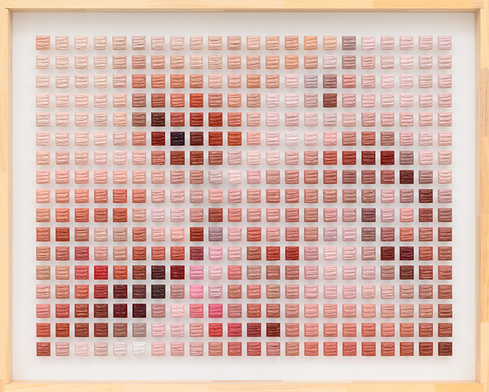 Sequence color_17(parent) H696 × W868 × D60 mm oil on acrylic board, wooden frame 2024 *個人蔵