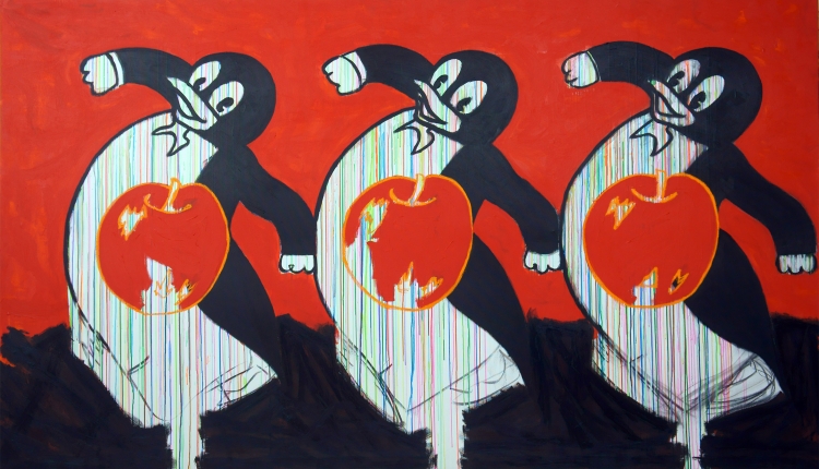 Penguin Magic Orchestra with Apples