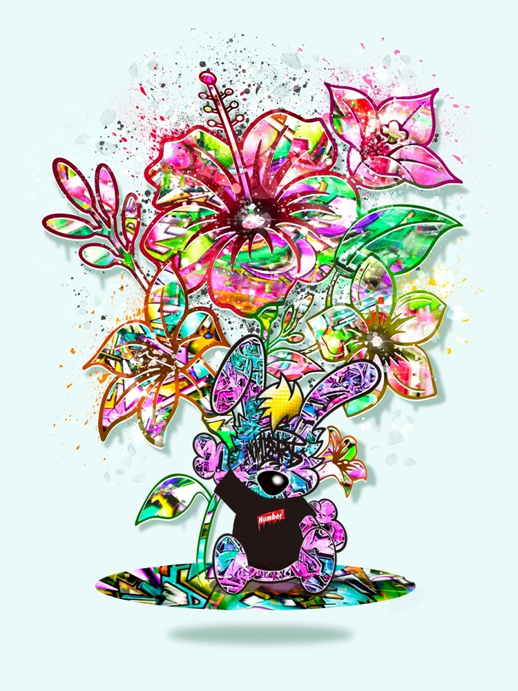with Tropical Flower