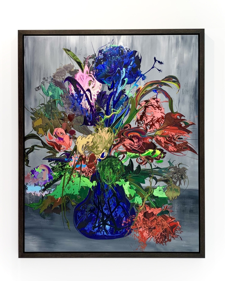 flower of life - in the style of Jan Davidsz. de Heem