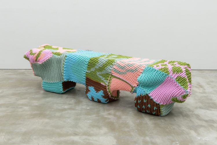 Knotted Nylon Bench