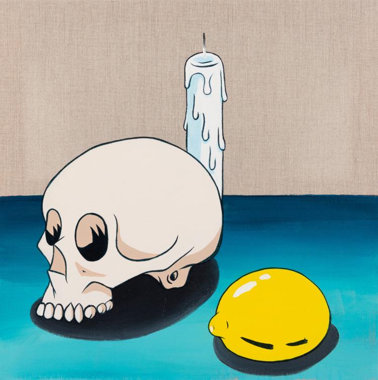 Skall and candle
