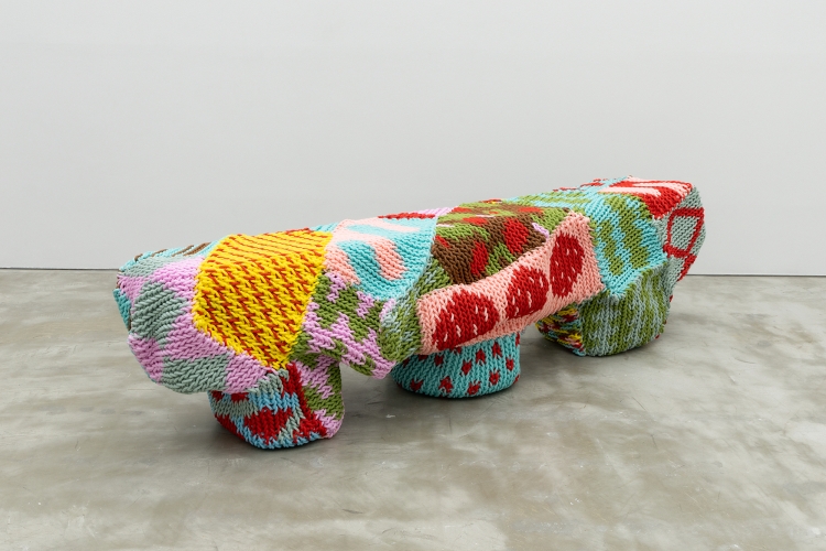 Knotted Nylon Bench