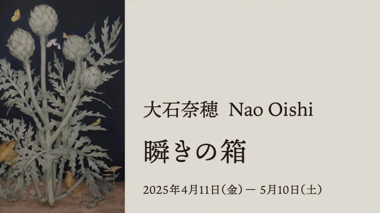 大石奈穂 個展「瞬きの箱」