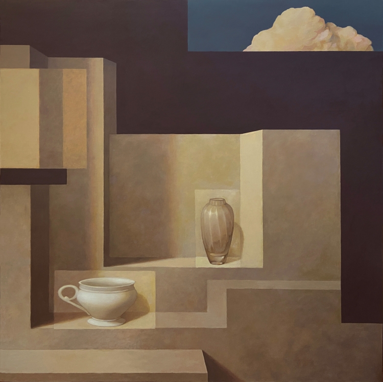 SUGANO Yumiko “tow_31” 2025 Oil on canvas 116.7×116.7cm